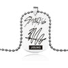 Stray Kids Member Birthday Signature Pendant Stainless Steel Necklace Accessories For Men Women Birthday Gift