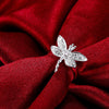 Street 925 Sterling Silver Crystal dragonfly pendant necklace earring ring for women Jewelry set Party wedding gifts