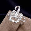 Street 925 Sterling Silver fine Scorpion Rings For Women  Party Gifts Charms wedding accessories Popular Jewelry