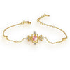 New Style Romantic Bracelet 925 Sterling Silver Women Wedding Crystal Bracelets Pulseras Fine Jewelry Brand BSW432