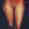 Style Women Silver Plated Rhinestone Chains Leg Chains Sexy Unique Design Waist Body Chains Jewelry For Beach Party