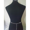Style Women Silver Plated Rhinestone Chains Leg Chains Sexy Unique Design Waist Body Chains Jewelry For Beach Party