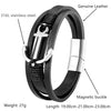 Styles  Anchor Bracelet Men Genuine Leather Bracelet Male Stainless Steel Bracelets Women Preferred Gift Pulseras