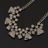 Super star Newest Women Semi-Precious Stones Crystal Necklace & Pendants Brand Jewelry statement jewelry #N002