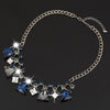 Super star Newest Women Semi-Precious Stones Crystal Necklace & Pendants Brand Jewelry statement jewelry #N002