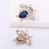 Tendency Insect Series Brooch For Women Delicate Design Little Bee Crystal Rhinestone Pin Brooches Jewelry Gift 2022