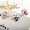 Tendency Insect Series Brooch For Women Delicate Design Little Bee Crystal Rhinestone Pin Brooches Jewelry Gift 2022