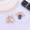 Tendency Insect Series Brooch For Women Delicate Design Little Bee Crystal Rhinestone Pin Brooches Jewelry Gift 2022