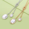 Tendency Tie Crystal Pendant Necklace With Gold Rhinestone Decorated For Women Lucky Jewelry Female Gift 2022