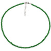 Trend 4mm Choker  Bohemia Short Necklace Hand Beaded Color Bead Necklace