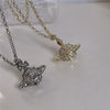 Trend Crystal Saturn Necklace For Women Wedding Jewelry Ins Style  Planet Sweater Chain Chain For Girl Jewelry