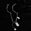 Trend Titanium Steel Choker INS Multi Layer Hip Hop Collarbone Chain Men Woman Rock Thick Chain Street Snap Necklace Jewelry