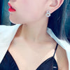 Trendy Bohemian Crystal Inlaid Earrings Women's Earrings Rhinestone Inlaid Double Earrings Accessories Party Jewelry