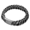 Trendy Cuban Chain Bracelet Men's Bracelet Metal Gold-Plated Bolt Chain Bracelet Accessories Party Jewelry