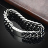 Trendy Cuban Chain Bracelet Men's Bracelet Metal Gold-Plated Bolt Chain Bracelet Accessories Party Jewelry