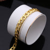 Trendy Cuban Men's Bracelet Lobster Clasp Metal Jewelry Bracelet Accessories Party Jewelry