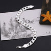 Trendy Cuban Men's Bracelet Lobster Clasp Metal Jewelry Bracelet Accessories Party Jewelry
