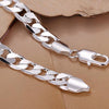Trendy Cuban Men's Bracelet Lobster Clasp Metal Jewelry Bracelet Accessories Party Jewelry