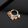 Trendy Cubic Zircon Butterfly Small Hoop Earrings Gold Silvery  Design Earring For Women Accessories Jewelry
