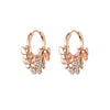 Trendy Cubic Zircon Butterfly Small Hoop Earrings Gold Silvery  Design Earring For Women Accessories Jewelry
