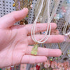Trendy Double Layer Imitation Pearl Transparent Bear Pendant Necklace For Women Girls Temperament Neck Jewelry