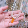 Trendy Double Layer Imitation Pearl Transparent Bear Pendant Necklace For Women Girls Temperament Neck Jewelry