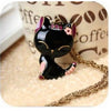 New Trendy Drangonfly Necklace Fashion Rhinestone Crystal Jewelry Statement Women Necklace Chain Long Necklaces & Pendants