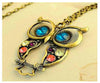 New Trendy Drangonfly Necklace Fashion Rhinestone Crystal Jewelry Statement Women Necklace Chain Long Necklaces & Pendants