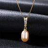 New Trendy Pearl Necklaces Top Luster 925 Sterling Silver Pendant Necklace for Women Brand 2020 charms fine Jewelry