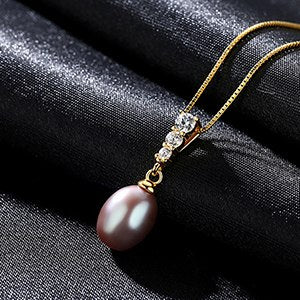 New Trendy Pearl Necklaces Top Luster 925 Sterling Silver Pendant Necklace for Women Brand 2020 charms fine Jewelry