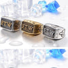 Trendy Letter Middle Finger Pattern Ring Men's Ring Metal Gold-Plated Letter Ftw Ring Accessories Party Jewelry