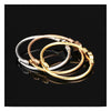 Trendy Metal Braided Cable Shape Bracelet Women's Bracelet Heart-Shaped Open Bracelet Accessories Party Jewelry