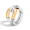 Trendy Metal Double-Layer Ring Women's Ring Gold-Plated Plain Ring Silver-Plated Accessories Party Jewelry