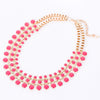 Trendy Necklaces Pendants Link Chain Collar Long Plated Enamel Statement Bling & Necklace Women Jewelry N233