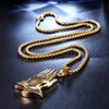 Trendy Praying Hands Pendant Necklace Men's Necklace Metal Religious Amulet Pendant Accessories Party Jewelry