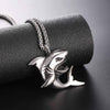 Trendy Shark Pendant Necklace Men's Necklace Metal Animal Pendant Accessories Party Jewelry Three Colors