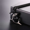 Trendy Shark Pendant Necklace Men's Necklace Metal Animal Pendant Accessories Party Jewelry Three Colors