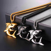 Trendy Shark Pendant Necklace Men's Necklace Metal Animal Pendant Accessories Party Jewelry Three Colors
