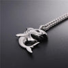 Trendy Shark Pendant Necklace Men's Necklace Metal Animal Pendant Accessories Party Jewelry Three Colors