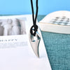 Trendy Spiked Horn Shape Pendant Necklace Men's Necklace Metal Pendant Accessory Party Jewelry