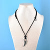 Trendy Spiked Horn Shape Pendant Necklace Men's Necklace Metal Pendant Accessory Party Jewelry