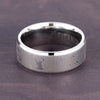 Trendy Stainles Steel Animal Deer Head Deer Footprint Pattern Ring Men's Ring Metal Frosted Ring Accessories Party Jewelry