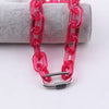 Trendy Transparent Acrylic Chain Choker Necklace For Women Men Plastic Clear Link Chains Collar Necklaces Punk Party Jewelry