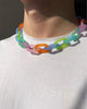 Trendy Transparent Acrylic Chain Choker Necklace For Women Men Plastic Clear Link Chains Collar Necklaces Punk Party Jewelry