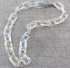 Trendy Transparent Acrylic Chain Choker Necklace For Women Men Plastic Clear Link Chains Collar Necklaces Punk Party Jewelry