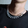 Trendy Transparent Acrylic Insurance Clasp Choker Necklace Jewelry