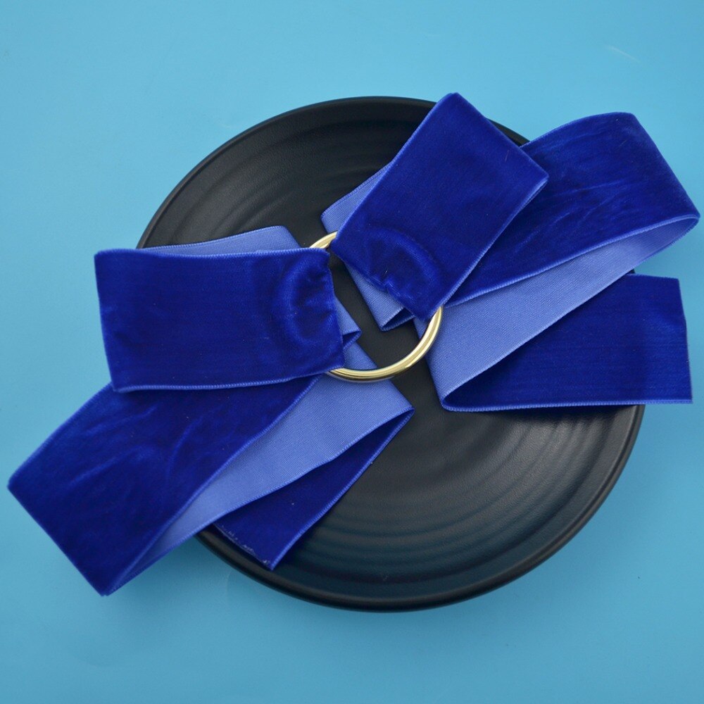 Trendy Velvet Choker Necklaces for Women Boho Wide Ribbon Vintage Green Wine Blue Black Collar Choker Necklace Birthday Gift