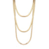 Trendy three Layers Long Chains Sweater Necklace Mix Color stainless steel Necklace Female Collier Jewelry Gift 2022