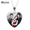 Twilight Movie Bella Edward Jacob Renesmee Character Heart Pendant Necklace Handmade Jewelry Necklaces HZ3