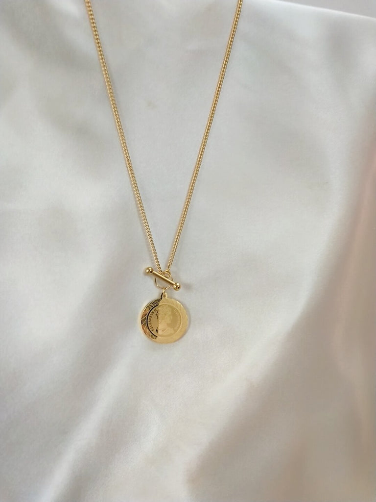 Vintage Carved Coin Necklace For Women Stainless Steel Retro Figure Medallion Pendant Long Necklaces Bohemia Jewelry